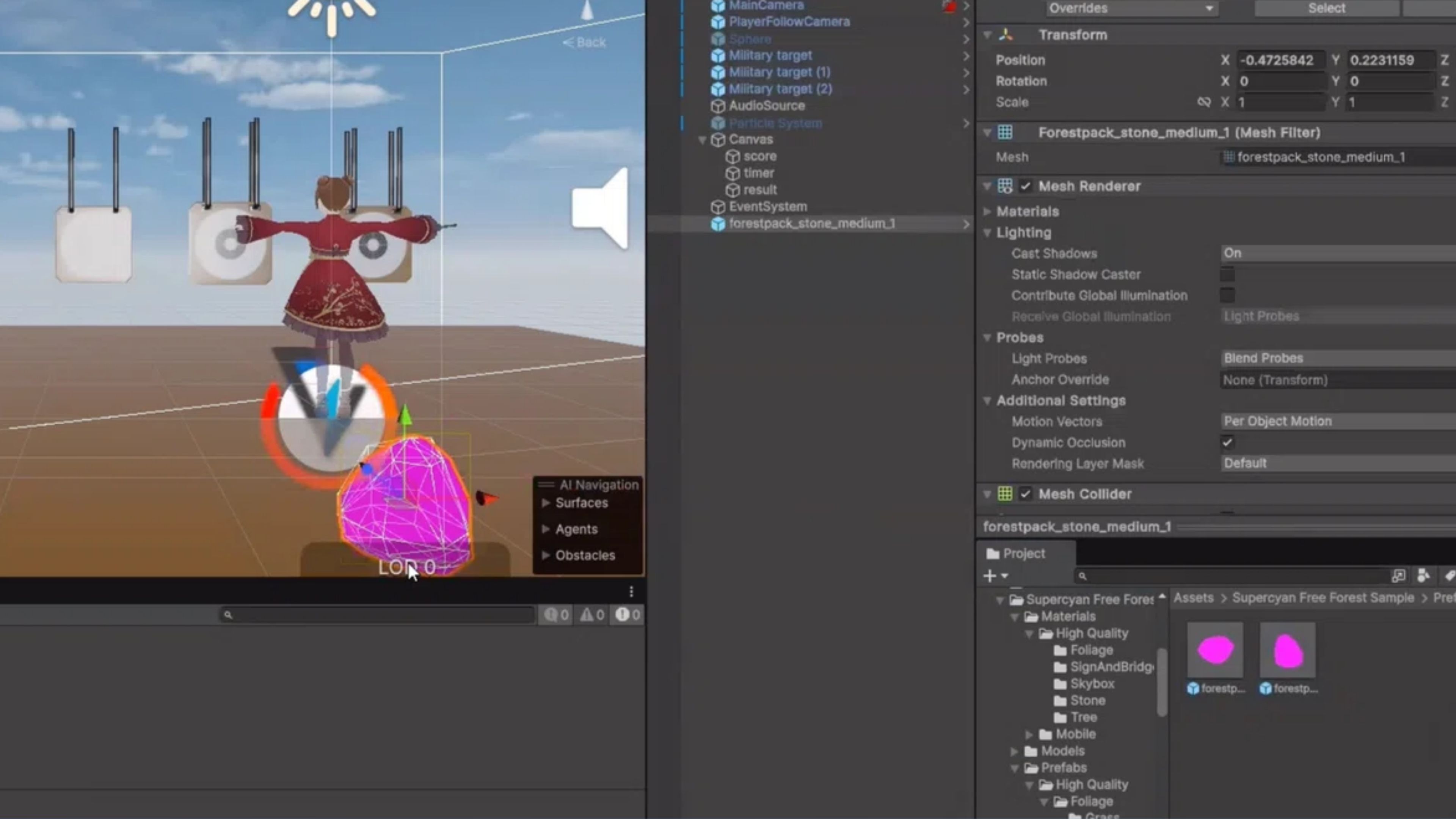 Unityにインポートしたアセットのマテリアルがピンクに…解決方法！