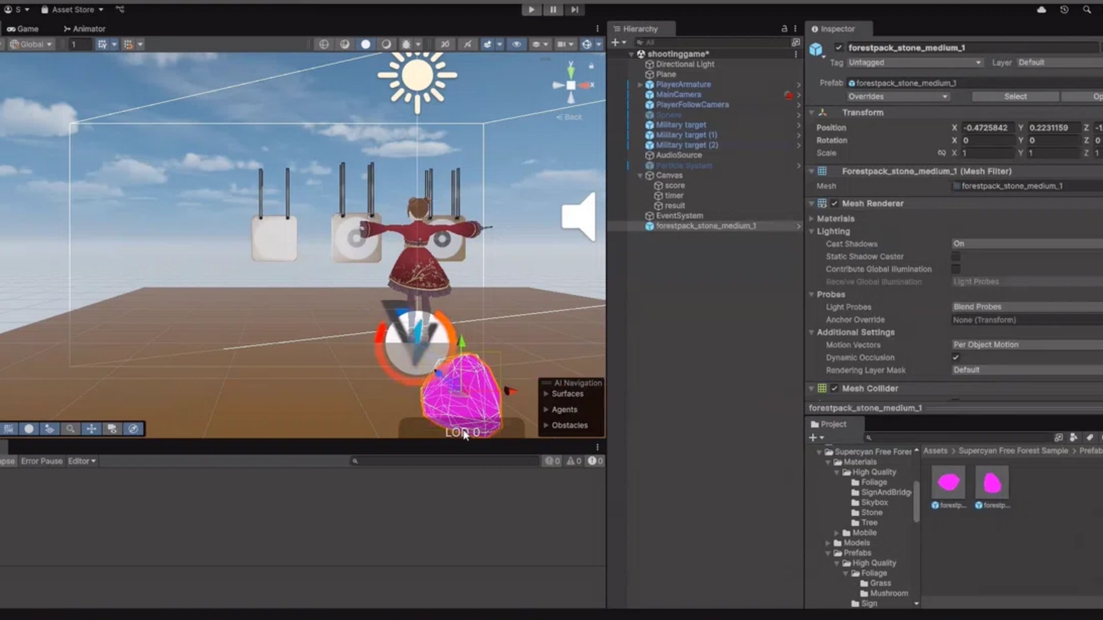 Unity Pink Material Error