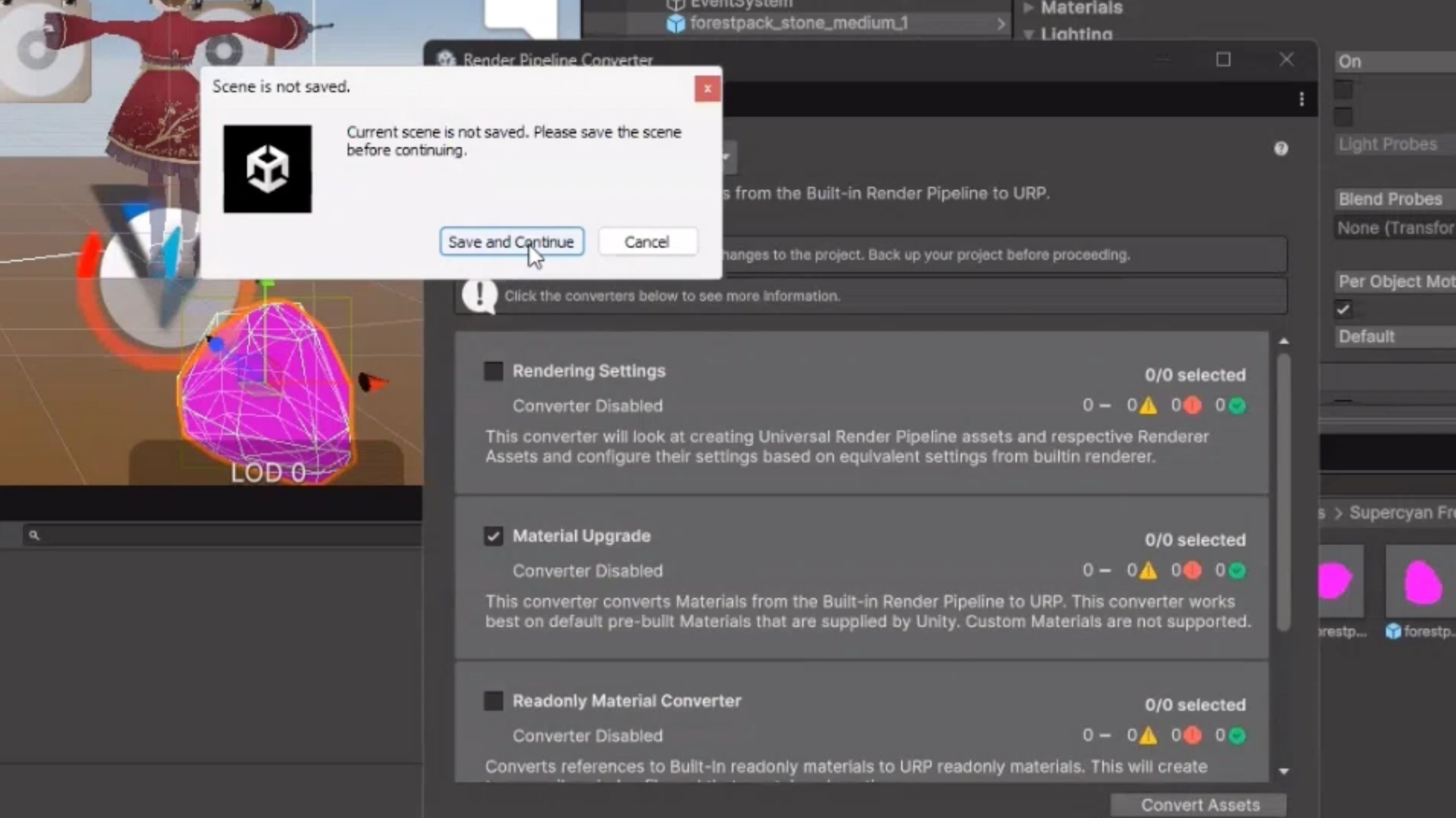 Click Save and Continue